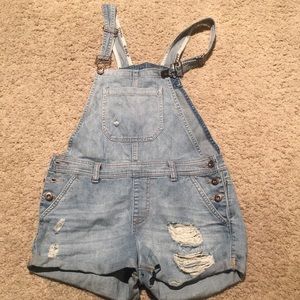 Denim Overalls